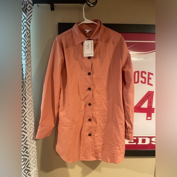 LulaRoe “Abigail” Shacket Button Up Top - Picture 8 of 12